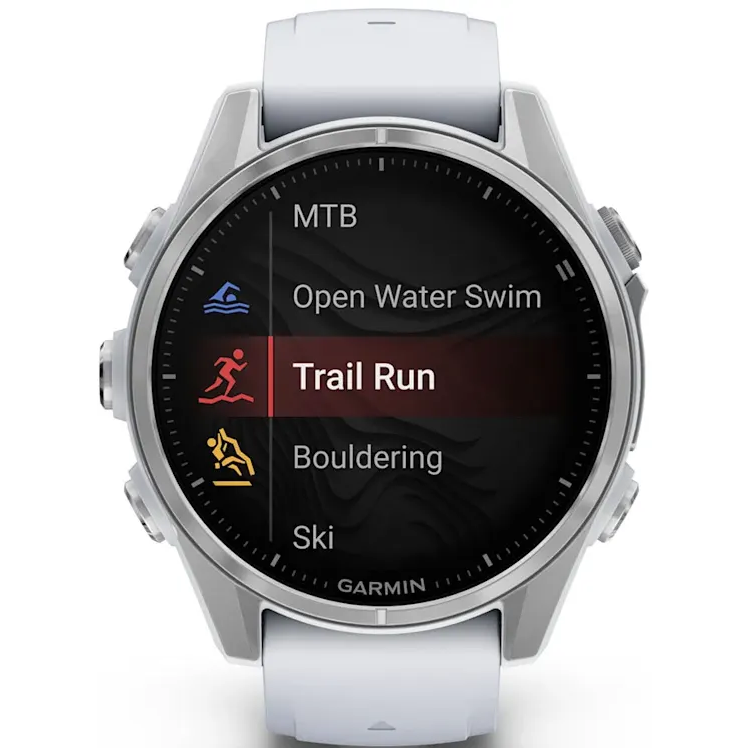 Умные часы Garmin Fenix 8 43mm AMOLED Silver/White - 010-02903-00 - фото 8