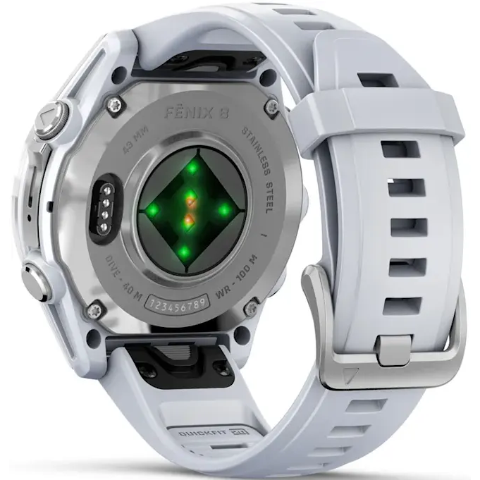 Умные часы Garmin Fenix 8 43mm AMOLED Silver/White - 010-02903-00 - фото 12