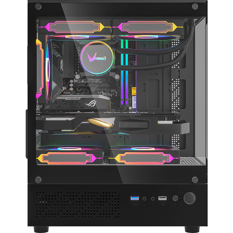 Корпус Formula Crystal Z1CM Black - фото 4