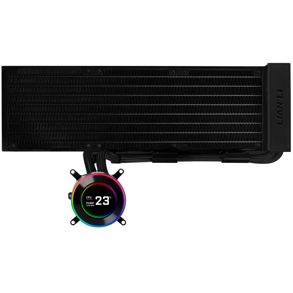 Система жидкостного охлаждения Lian Li HydroShift II LCD-C 360N Black - G89.GHS2LCD36B.R0
