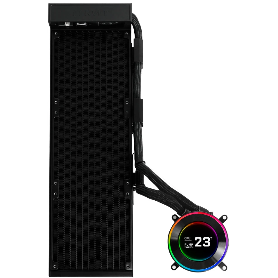 Система жидкостного охлаждения Lian Li HydroShift II LCD-C 360N Black - G89.GHS2LCD36B.R0 - фото 2
