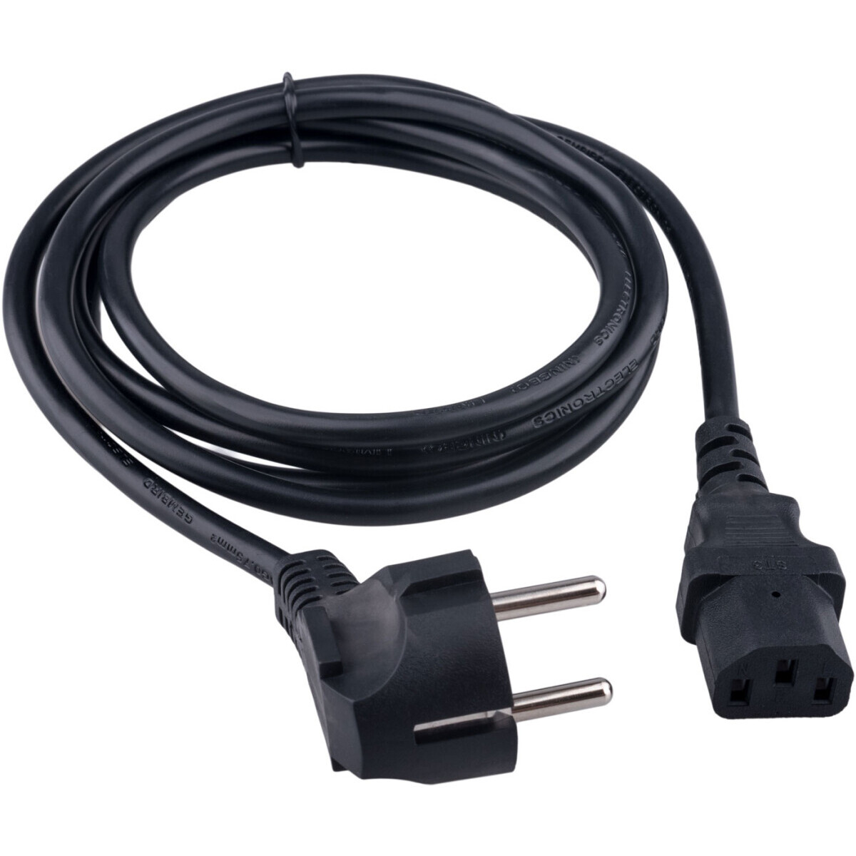 Кабель питания Schuko - C13, 1.8м, Гарнизон GPC-186-0.75-1.8M