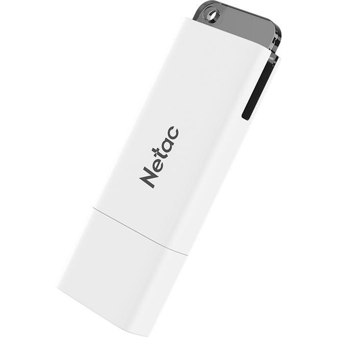 USB Flash накопитель 64Gb Netac U185 USB3.2 White - NT03U185N-064G-32WH