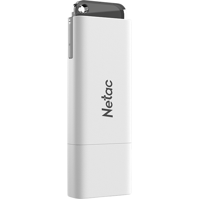 USB Flash накопитель 128Gb Netac U185 USB3.2 White - NT03U185N-128G-32WH - фото 2