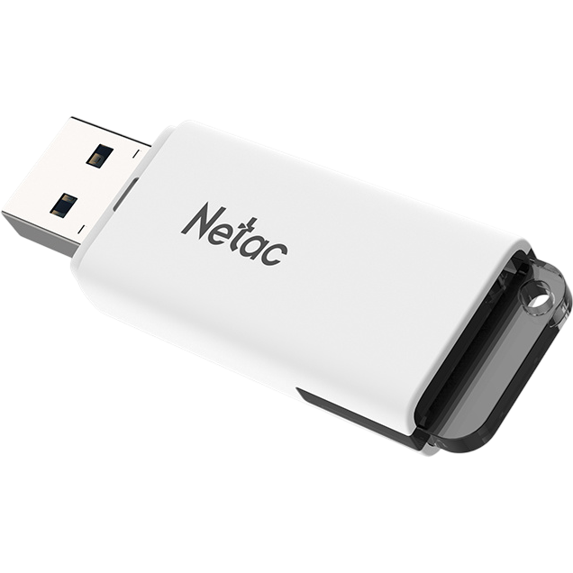 USB Flash накопитель 128Gb Netac U185 USB3.2 White - NT03U185N-128G-32WH - фото 4