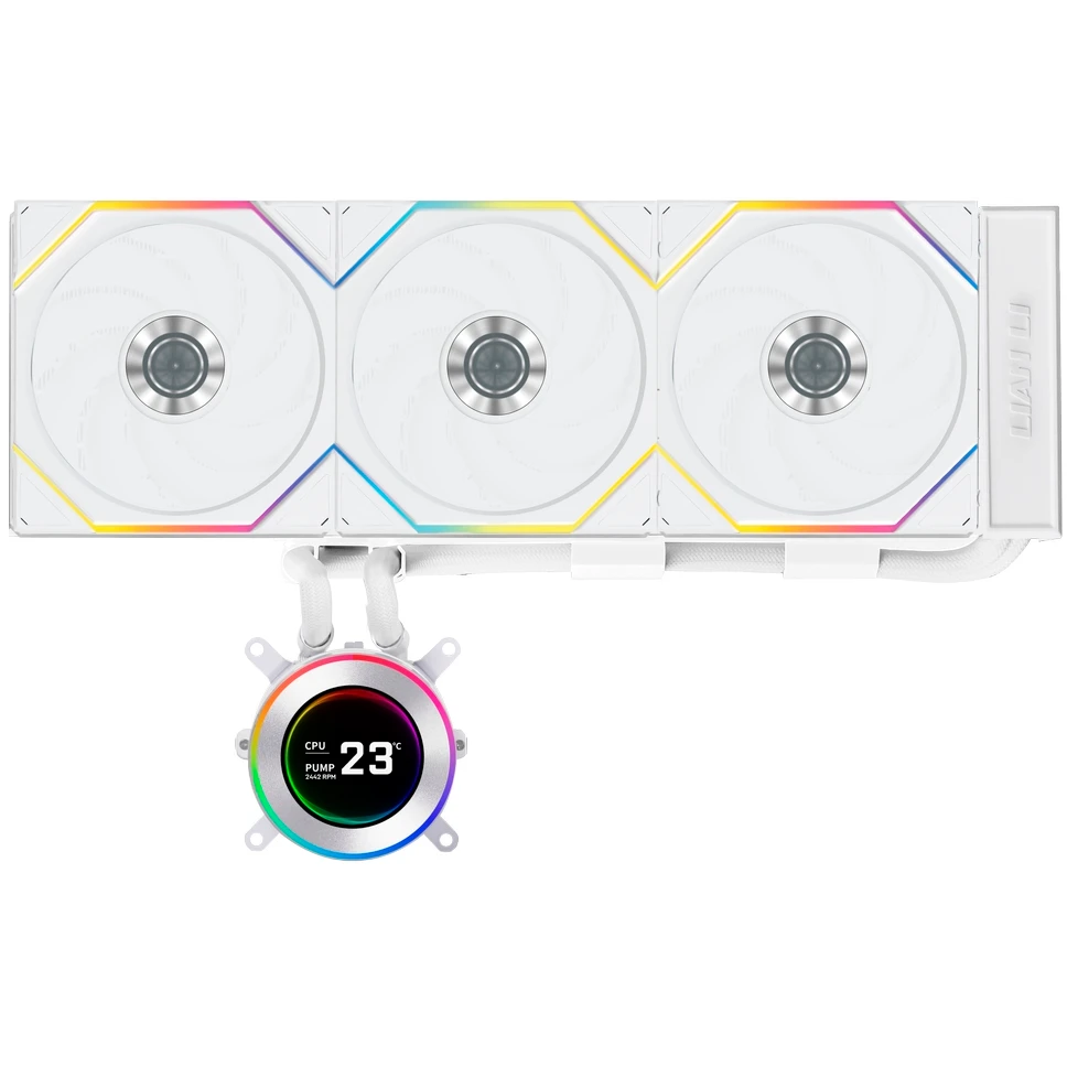 Система жидкостного охлаждения Lian Li HydroShift II LCD-C 360TL White - G89.GHS2LCD36TW.R0