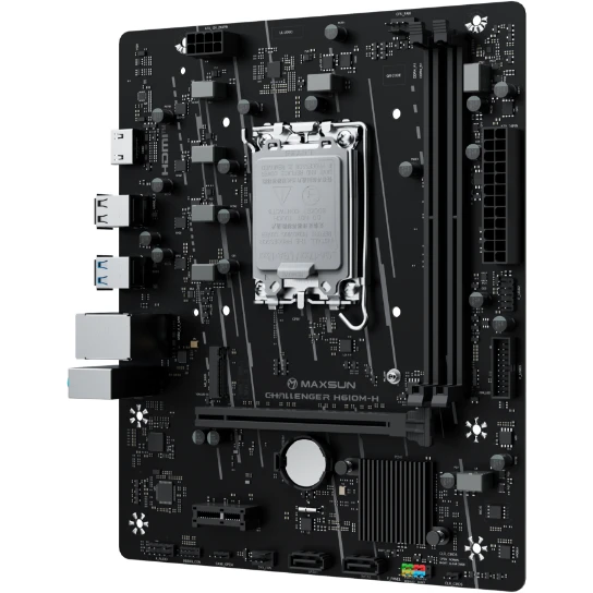 Материнская плата Maxsun Challenger H610M-H V1 - MS-Challenger H610M-H V1 - фото 2