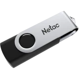 USB Flash накопитель 32Gb Netac U505 USB3.2 Black/Silver (NT03U505N-032G-32BK)