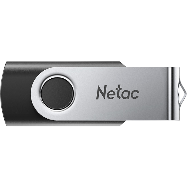 USB Flash накопитель 64Gb Netac U505 USB3.2 Black/Silver - NT03U505N-064G-32BK - фото 3