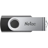USB Flash накопитель 128Gb Netac U505 USB3.2 Black/Silver (NT03U505N-128G-32BK)