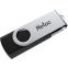 USB Flash накопитель 256Gb Netac U505 USB3.2 Black/Silver - NT03U505N-256G-32BK