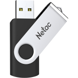 USB Flash накопитель 256Gb Netac U505 USB3.2 Black/Silver (NT03U505N-256G-32BK)