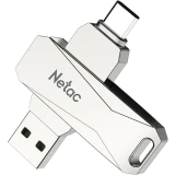USB Flash накопитель 64Gb Netac U782C USB3.2 Silver (NT03U782C-064G-32PN)