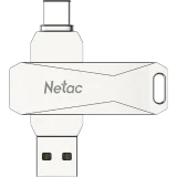 USB Flash накопитель 64Gb Netac U782C USB3.2 Silver (NT03U782C-064G-32PN)
