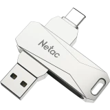 USB Flash накопитель 128Gb Netac U782C USB3.2 Silver (NT03U782C-128G-32PN)
