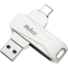 USB Flash накопитель 128Gb Netac U782C USB3.2 Silver - NT03U782C-128G-32PN - фото 2