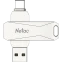 USB Flash накопитель 128Gb Netac U782C USB3.2 Silver - NT03U782C-128G-32PN - фото 3