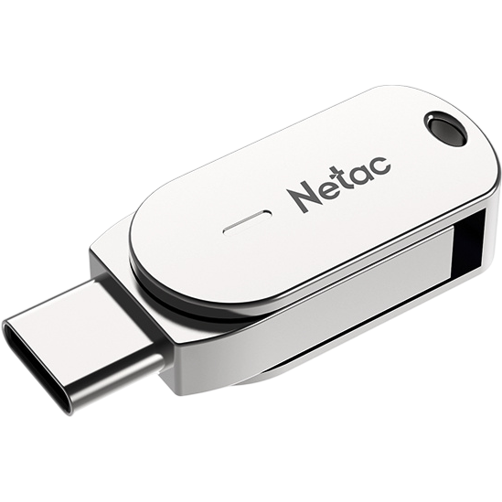 USB Flash накопитель 64Gb Netac U785C USB3.2 Silver - NT03U785C-064G-32PN