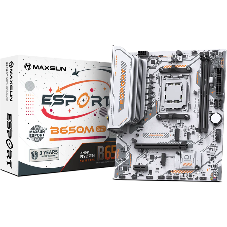 Материнская плата Maxsun eSport B650M WIFI6 ICE - MS-eSport B650M WIFI6 ICE - фото 5