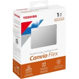 Внешний жёсткий диск 1Tb Toshiba Canvio Flex Silver (HDTX210ESCAA)