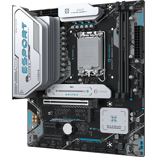 Материнская плата Maxsun eSport B860M SNIPER WIFI - MS-eSport B860M SNIPER WIFI - фото 3