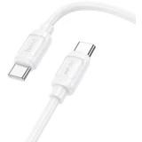 Кабель USB Type-C - USB Type-C, 1м, HOCO X115 White (52001)