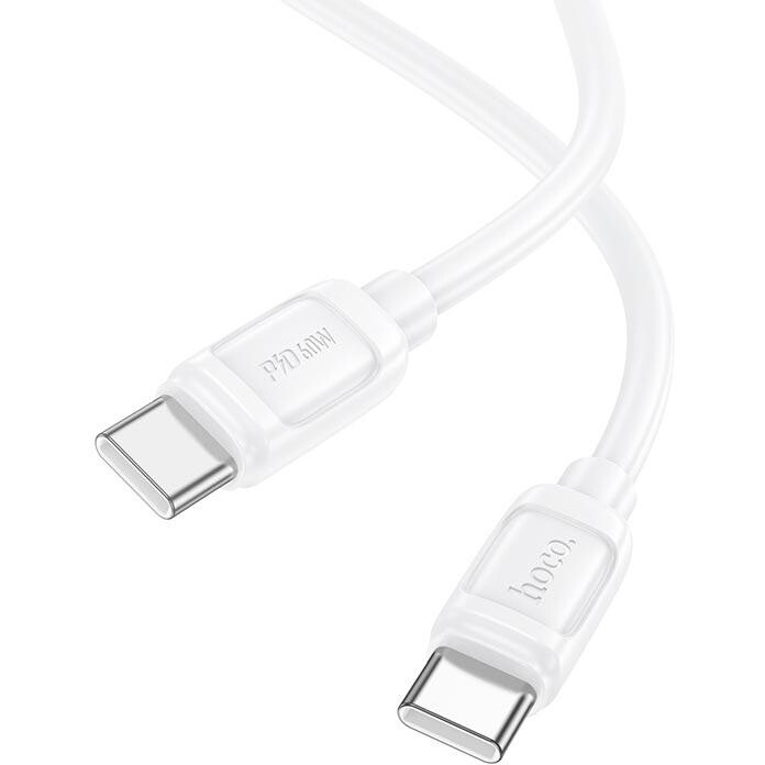 Кабель USB Type-C - USB Type-C, 1м, HOCO X115 White - 52001 - фото 2