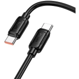 Кабель USB Type-C - USB Type-C, 1м, HOCO X115 Black (52018)