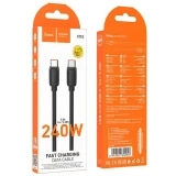 Кабель USB Type-C - USB Type-C, 1м, HOCO X115 Black (52018)