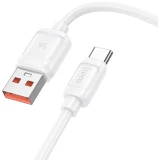 Кабель USB - USB Type-C, 1м, HOCO X115 White (51981)