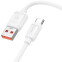 Кабель USB - USB Type-C, 1м, HOCO X115 White - 51981