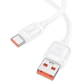 Кабель USB - USB Type-C, 1м, HOCO X115 White (51981)