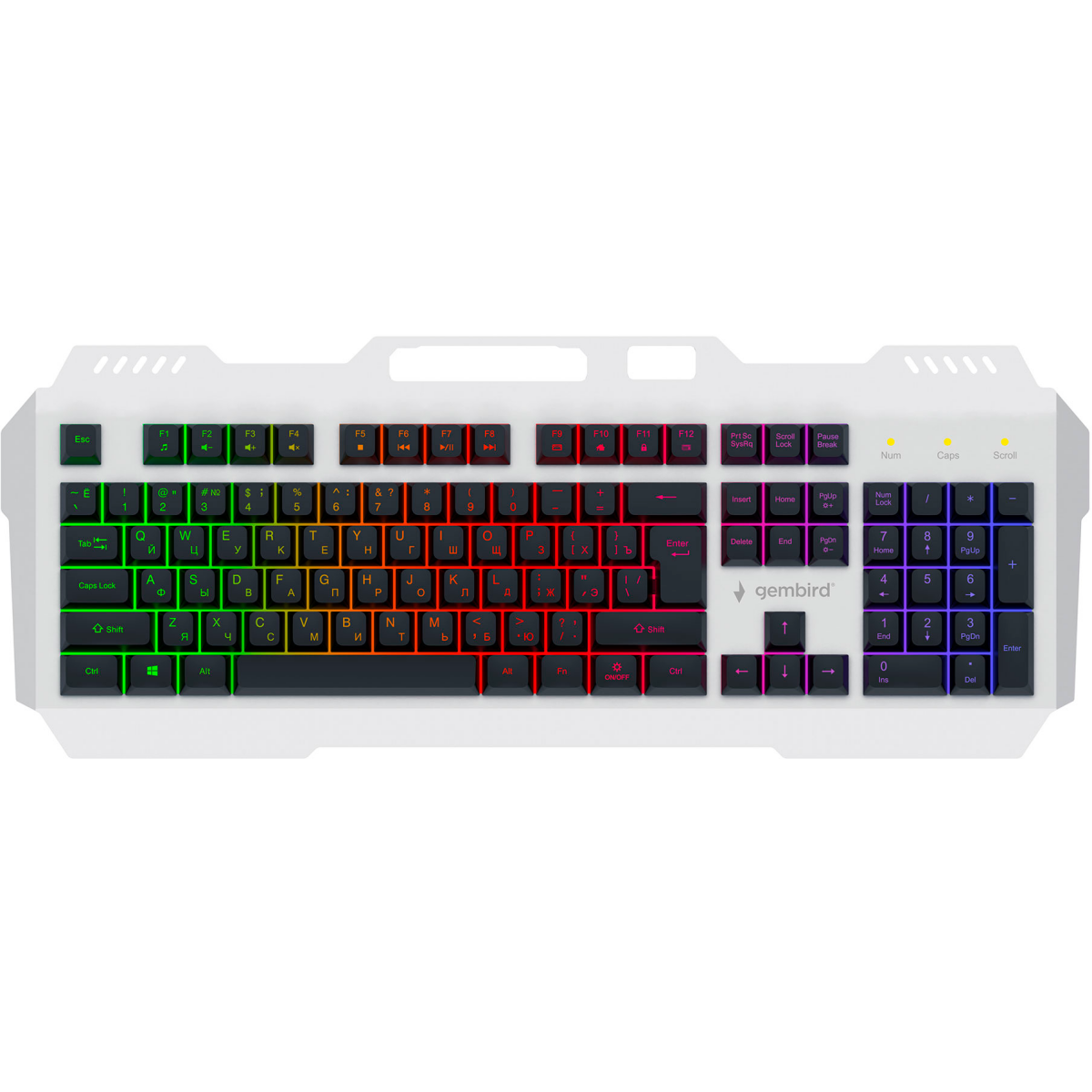 Клавиатура Gembird KB-G710M-S Black