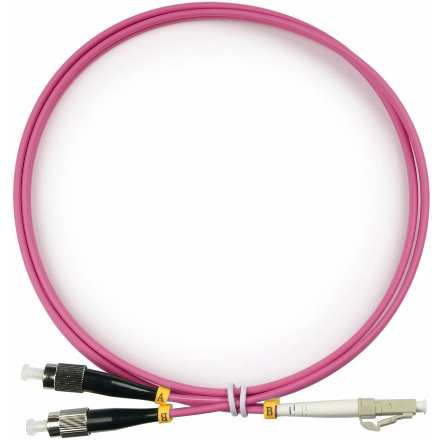 Патч-корд Cabeus FOP-50-OM4-LC-FC-1,5m, 1.5м