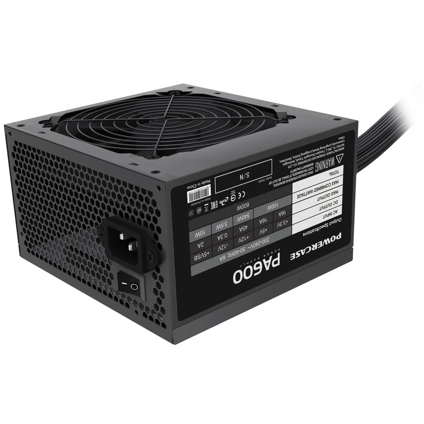 Блок питания 600W Powercase PA600 - PA-600SI