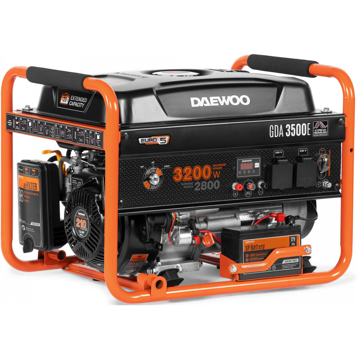 Генератор Daewoo GDA 3500E - фото 3