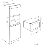 Встраиваемая микроволновая печь Kuppersberg HMW 620 B