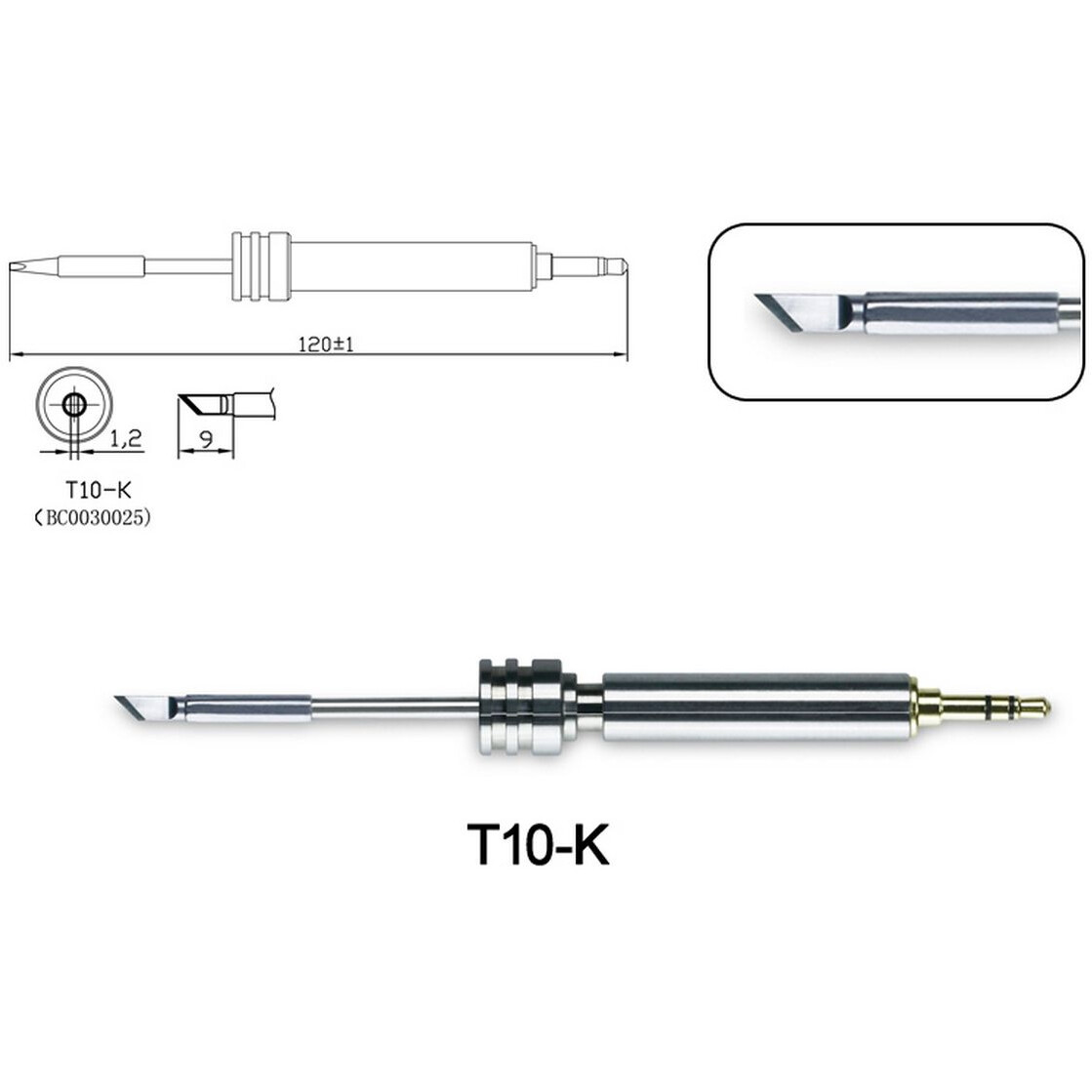 Жало Atten T10-K - ACF030019 - фото 2