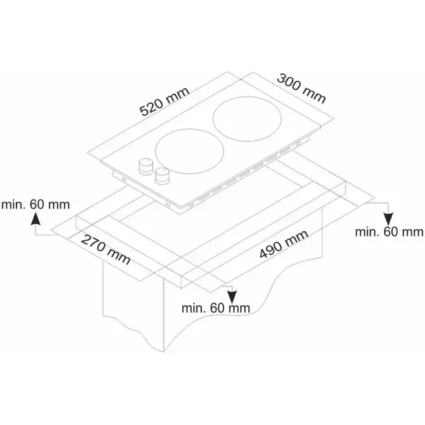 Газовая варочная панель Simfer H30V20M570 - фото 4