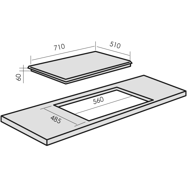 Газовая варочная панель MBS PG-801WH - фото 9