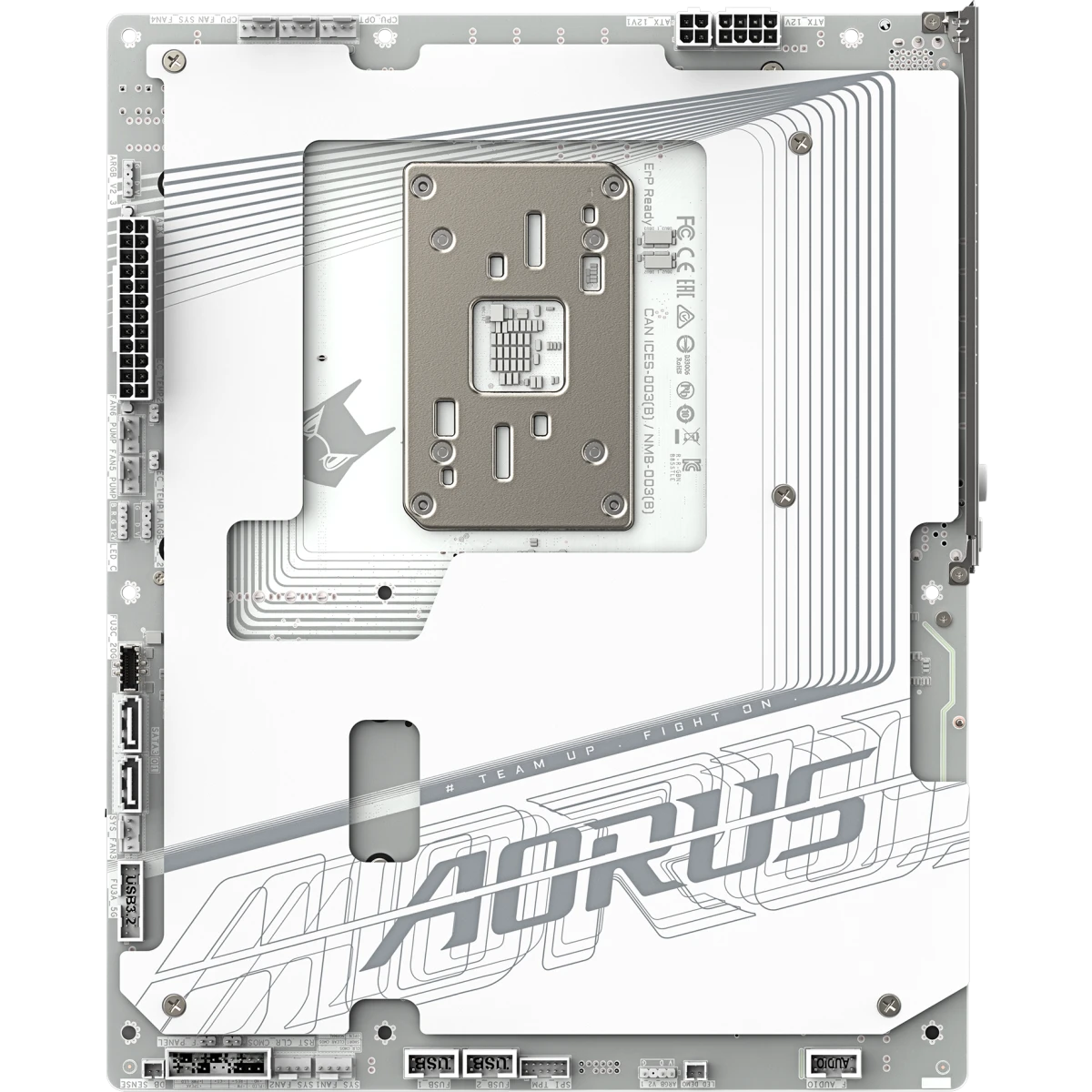 Материнская плата Gigabyte B850 AORUS STEALTH ICE - фото 2