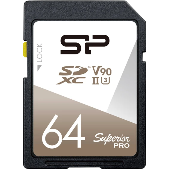 Карта памяти 64Gb SD Silicon Power Superior Pro (SP064GBSDXJA2V10)