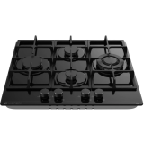 Газовая варочная панель MEFERI MGH604BK GLASS ULTRA