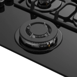 Газовая варочная панель MEFERI MGH604BK GLASS ULTRA