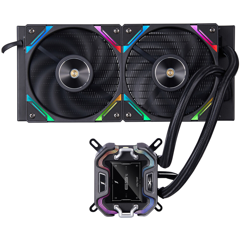 Система жидкостного охлаждения 1STPLAYER X-240 Black - X-240-BK - фото 4