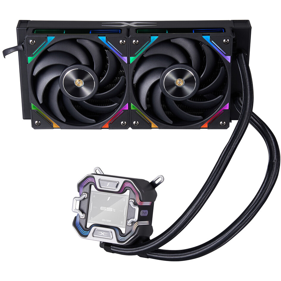 Система жидкостного охлаждения 1STPLAYER X-240 Black - X-240-BK - фото 5