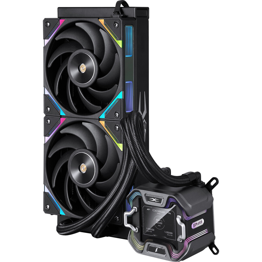 Система жидкостного охлаждения 1STPLAYER X-240 Black - X-240-BK - фото 6