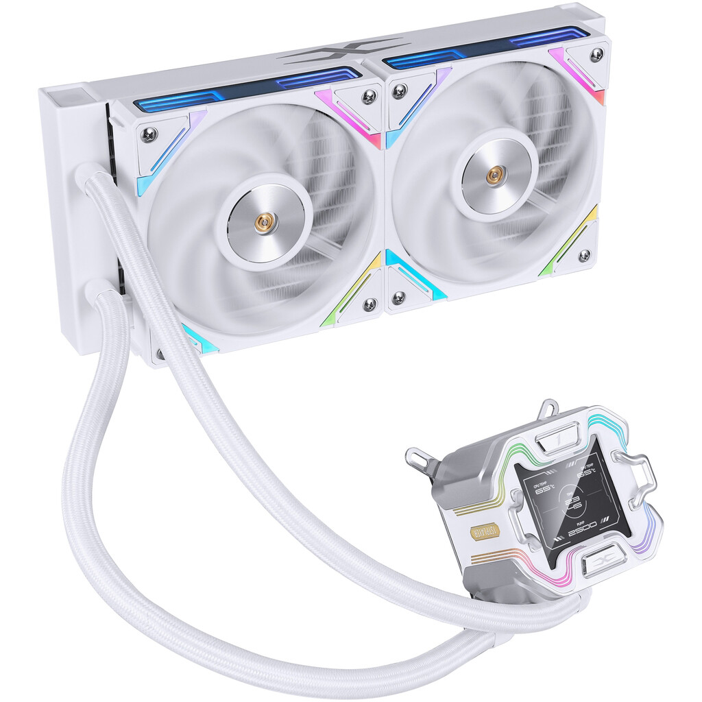 Система жидкостного охлаждения 1STPLAYER X-240 White