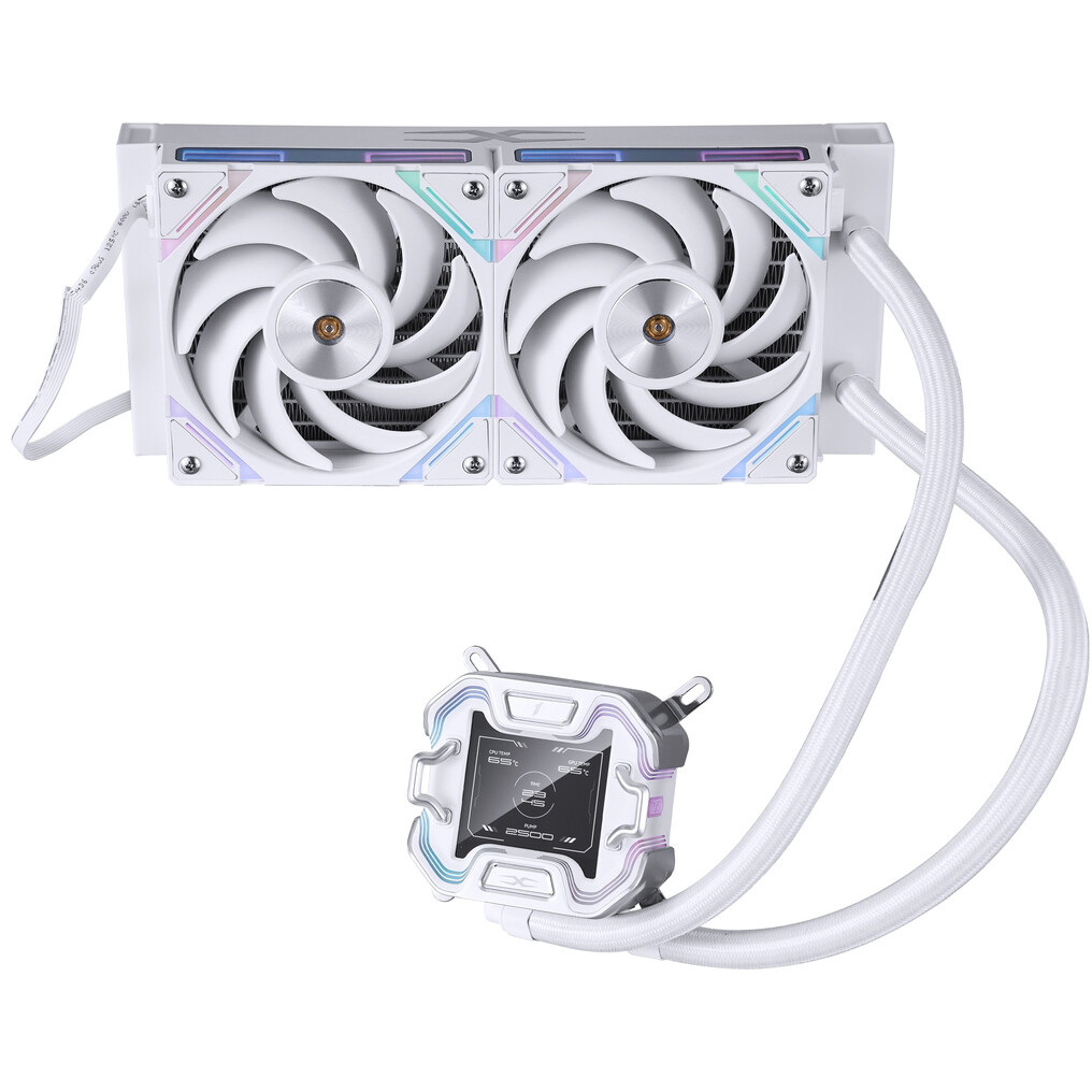 Система жидкостного охлаждения 1STPLAYER X-240 White - X-240-WH - фото 3