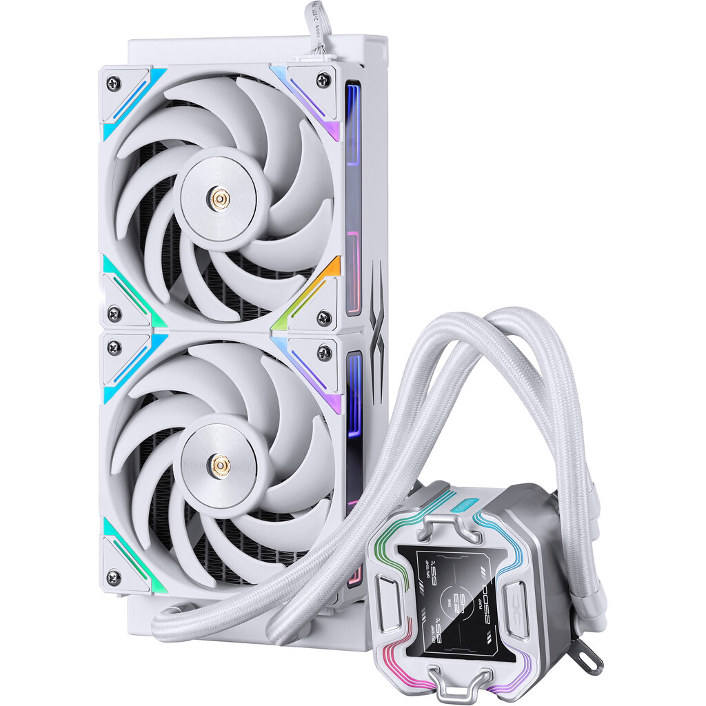 Система жидкостного охлаждения 1STPLAYER X-240 White - X-240-WH - фото 6